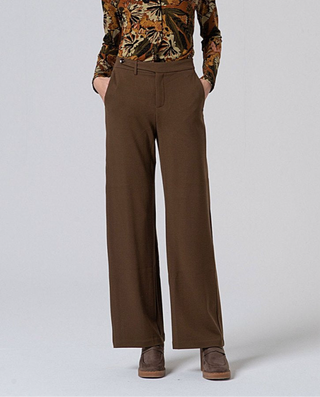 Pantalón LISA recto kaki oscuro