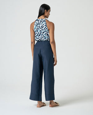 Pantalón TINE con bolsillo italiano marino