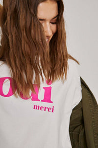 Camiseta CAROL oversize letras