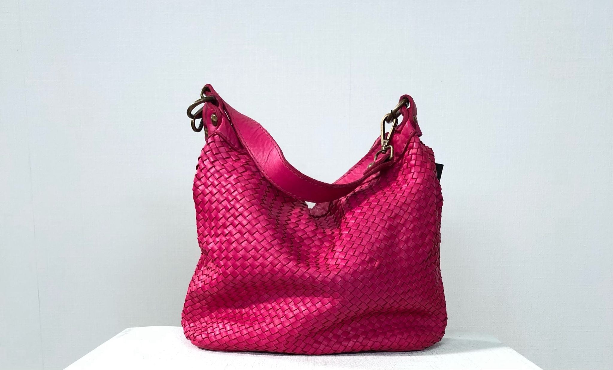 Bolso TINA PIEL trenzado varios colores