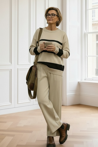 Conjunto de punto PERKIN beige