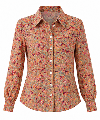 Camisa CAPE estilo ancho camel