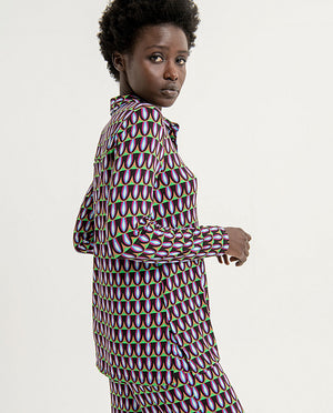 Camisa CAFO estampado geométrico