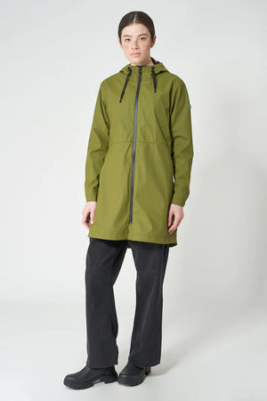 Parka VAND tanta  impermeable verde