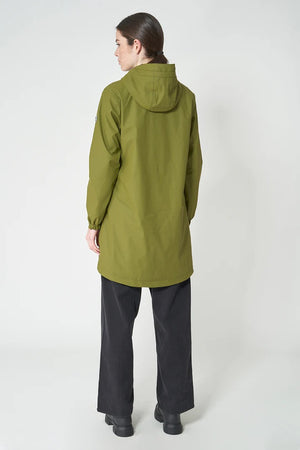 Parka VAND tanta  impermeable verde