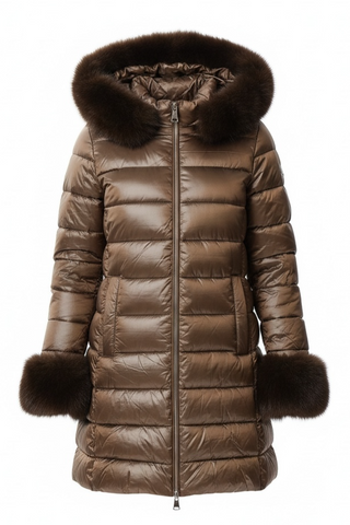 Guateado SAILOR con capucha camel