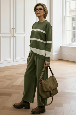 Conjunto de punto PERKIN verde