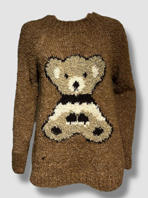 Jersey TEDDY oso estampado camel