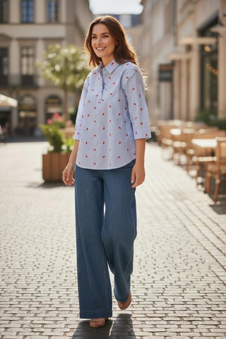 Pantalon MILO vaquero pata ancha