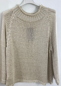 Jersey ARMAN punto grueso frio camel