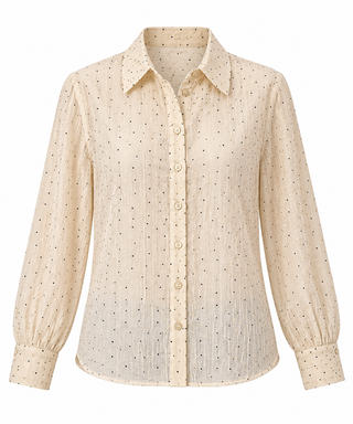 Camisa XIMA recta beige