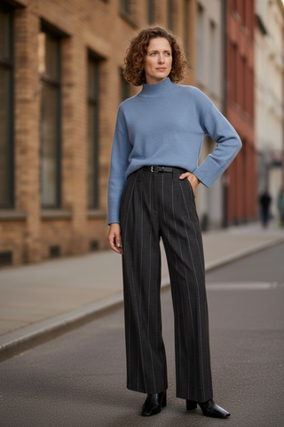 Pantalón IRDI con raya diplomática gris oscuro