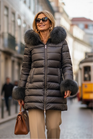 Guateado SAILOR con capucha marengo