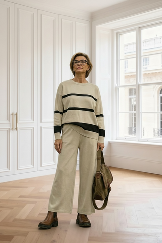 Conjunto de punto PERKIN beige