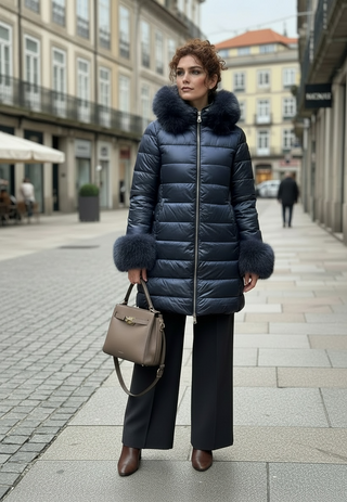 Guateado SAILOR con capucha marino