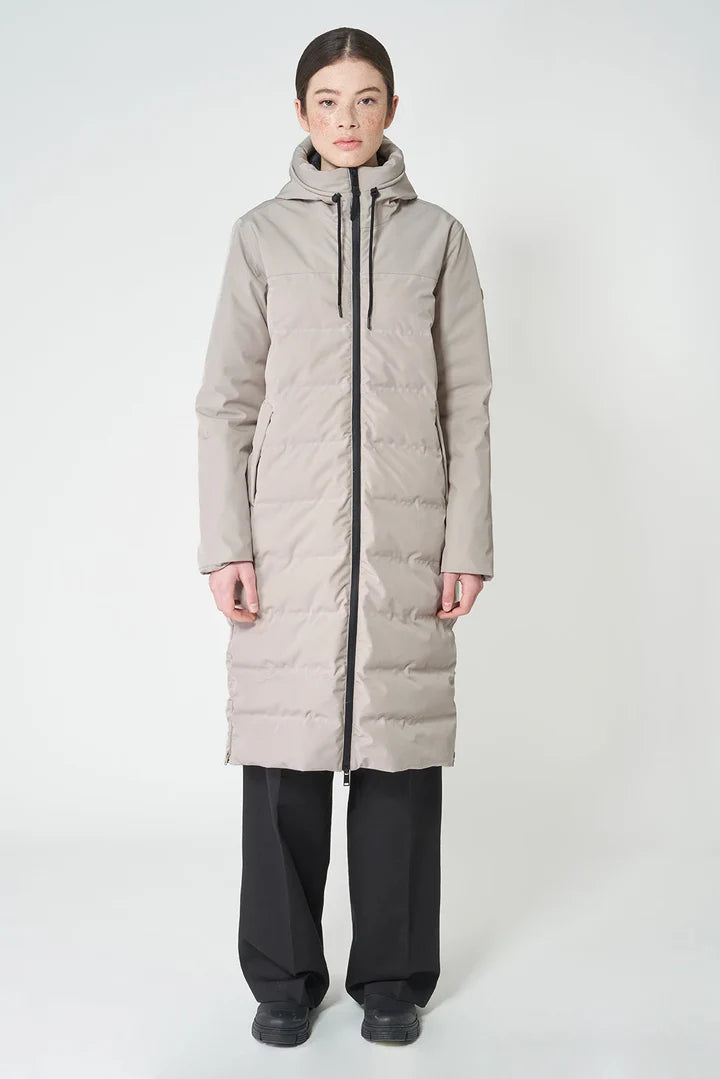 Parka NEVICARE guateado largo beige