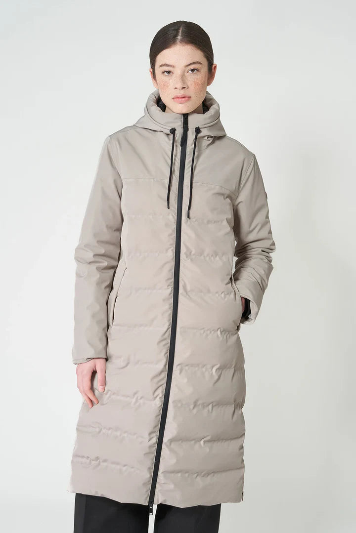 Parka NEVICARE guateado largo beige