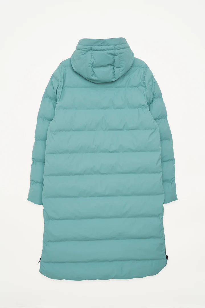 Parka tantä PUDDLE guateado largo azul cielo