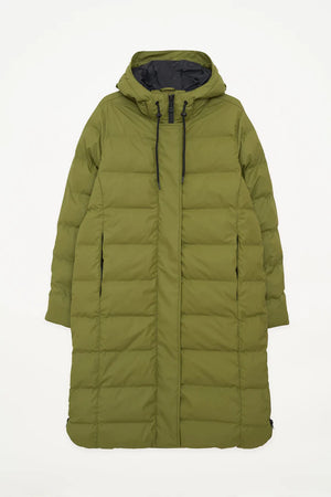 Parka tantä PUDDLE guateado larga verde