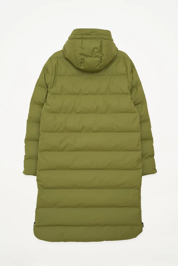 Parka tantä PUDDLE guateado larga verde