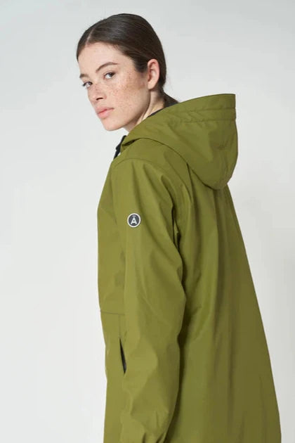 Parka VAND tanta  impermeable verde