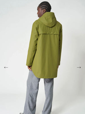 Parka SNOW midi impermeable verde