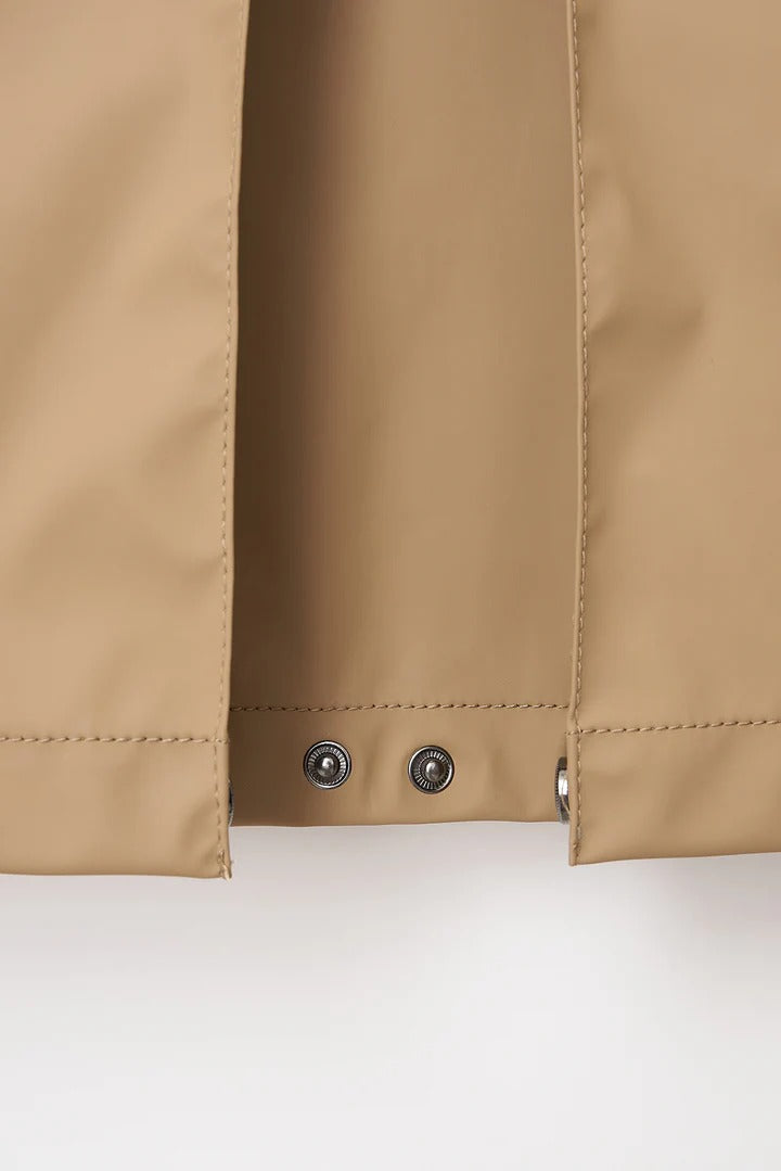 TANTA parka NUOVOLA midi bolsillos camel