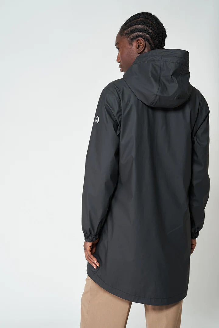 Parka VAND tanta  impermeable negro