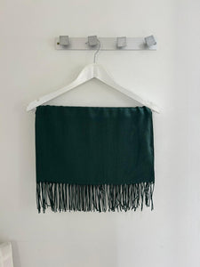 Pashmina viscosa lisa flecos