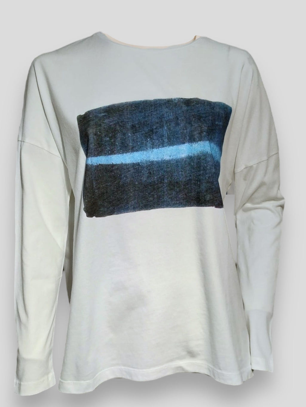 Camiseta BOO básica estampada blanco