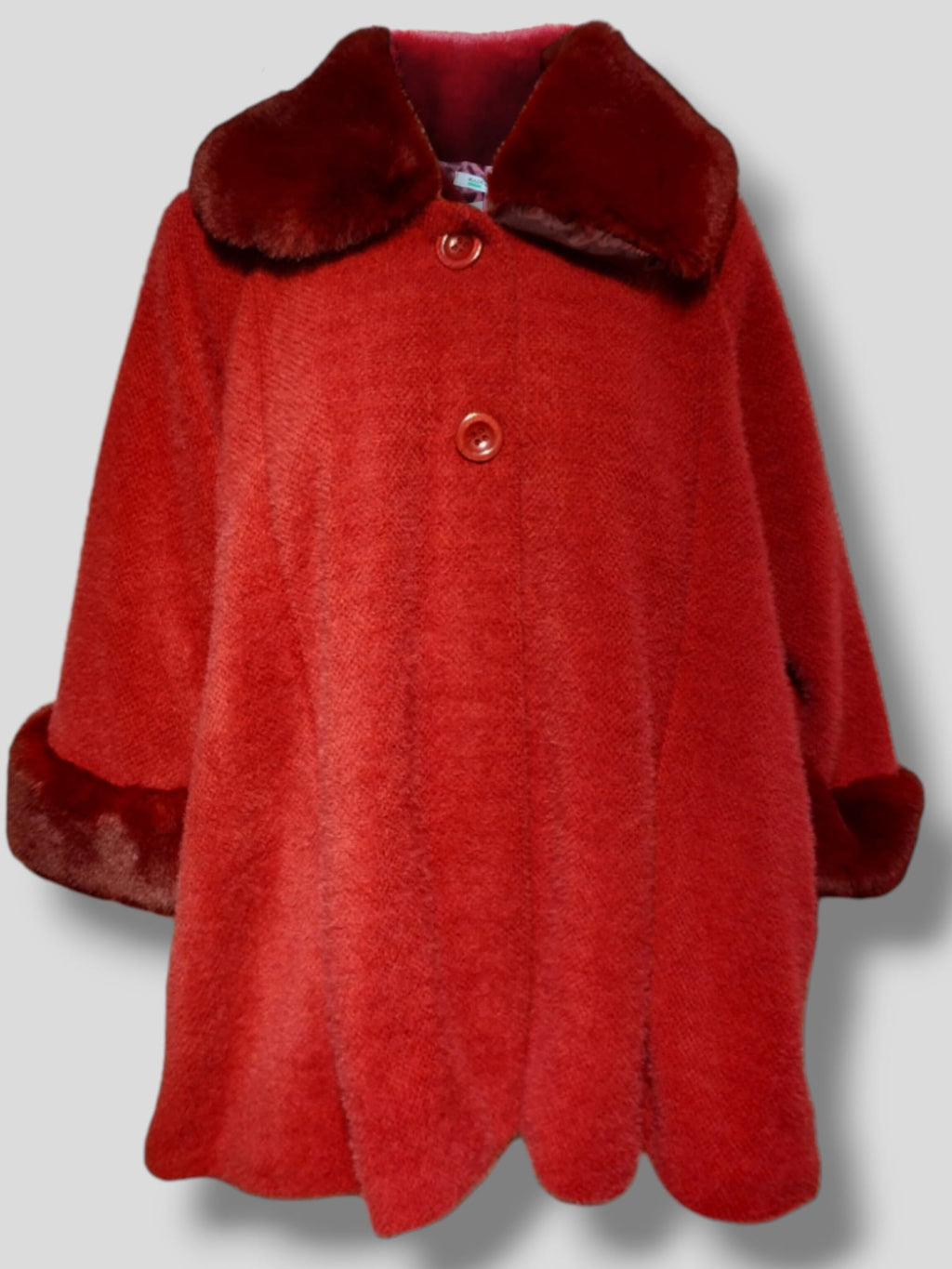 Chaquetón BENITE pelo rojo