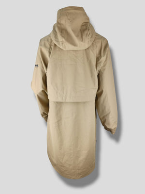 Parka BETINA larga capucha camel