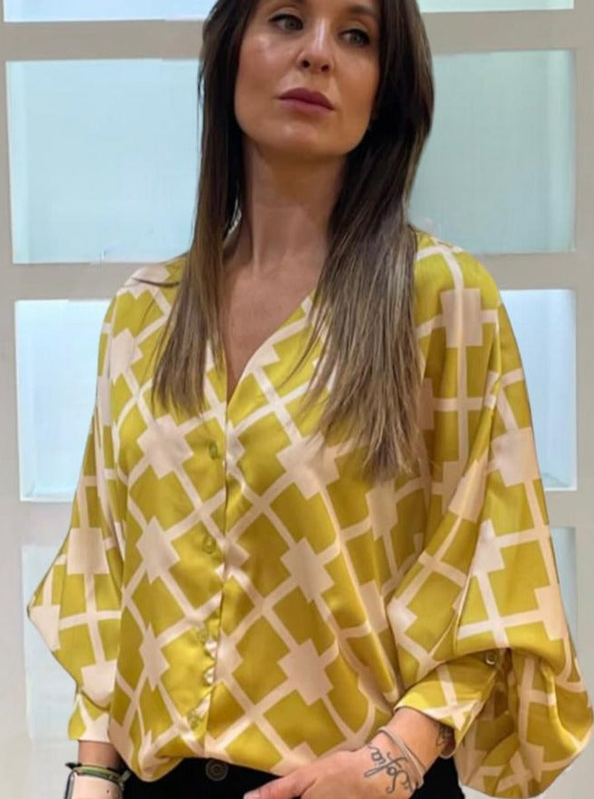 Blusa ESMERALDA estampada en lima